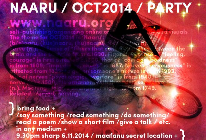 NAARU / OCT2014 / PARTY